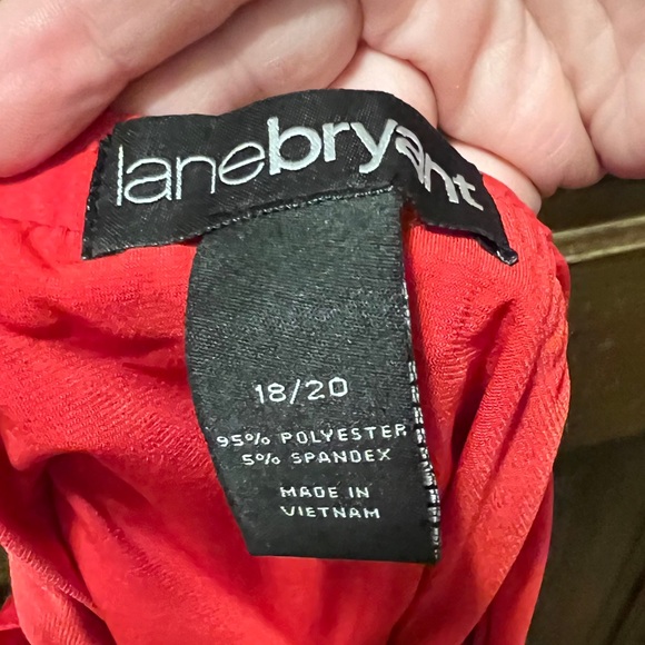 NWOT Beautiful Lane Bryant 18/20 never worn strapless red dress - Picture 2 of 4